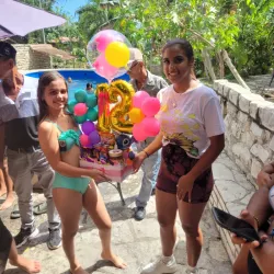 ✨cajas de chuches con globos de flores ✨