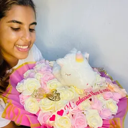 Ramo buchón con peluche 