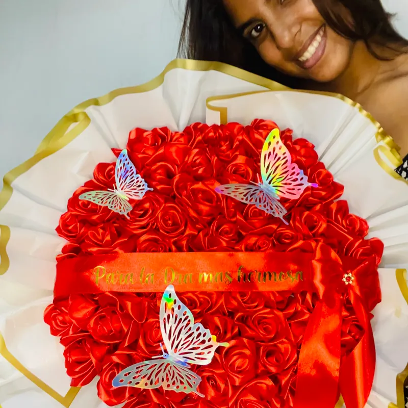 Ramo Buchón de Satin 