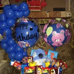 Cesta de confituras con peluche