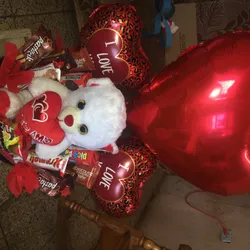 Cesta en forma de corazón