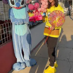 Cesta entregada por stich