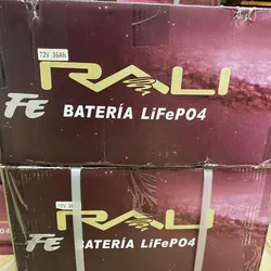 Baterías Rali de lifePo4 72v36ah 