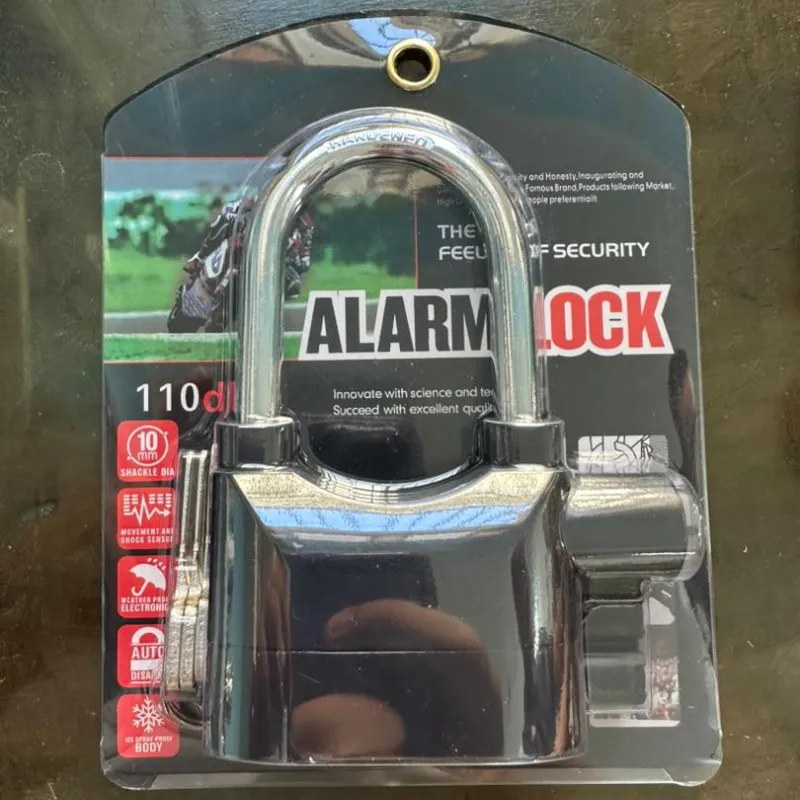 Candado con alarma 