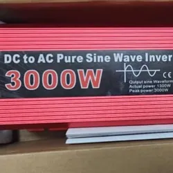 Convertidor 3000 watts de onda pura con pizarra digital 