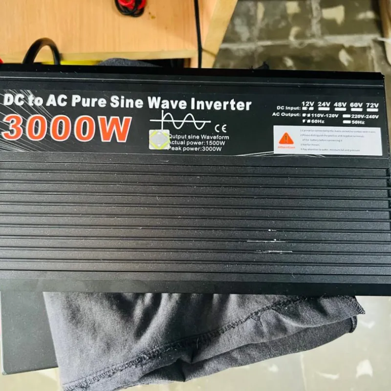 Convertidor Onda Pura 12V 3000w  