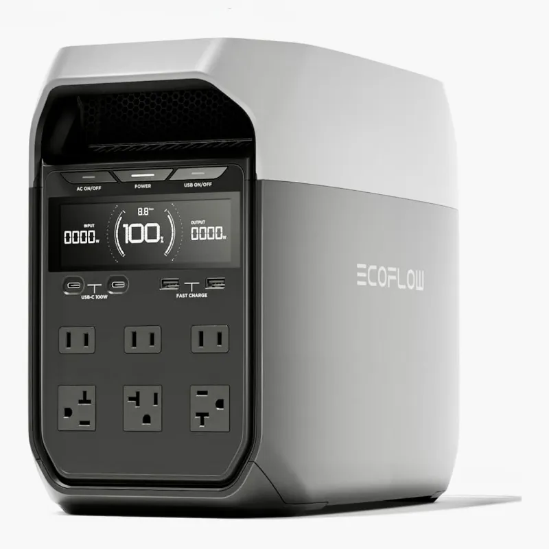 Estación de energía Ecoflow 1800 watts con pico de 3600 watts 