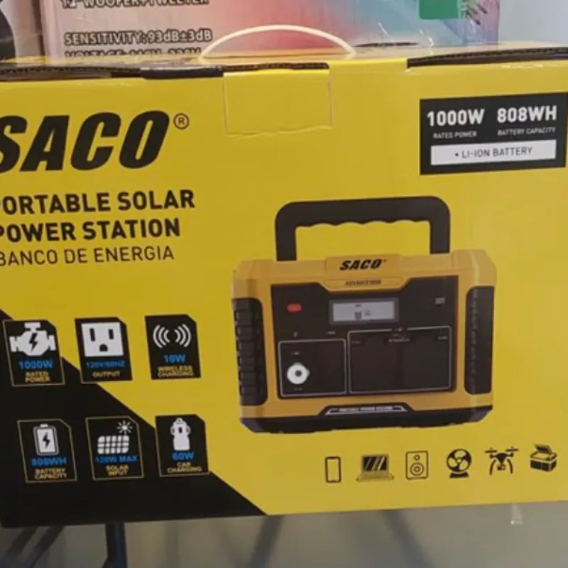 Estación de energía Saco 1000 watts 