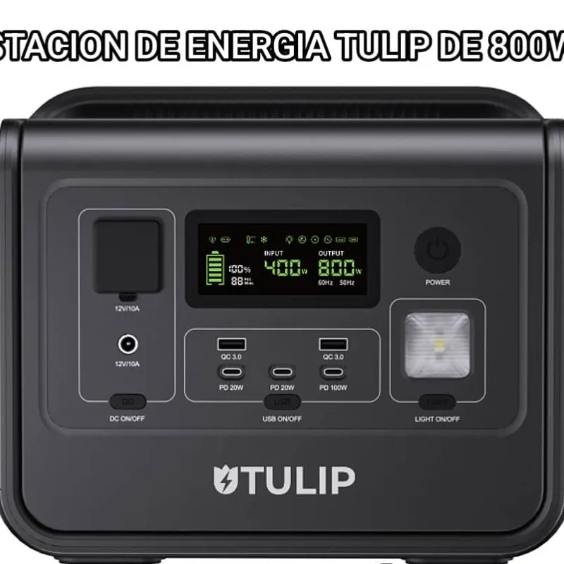 Estación de energía Tulip 800 watts 