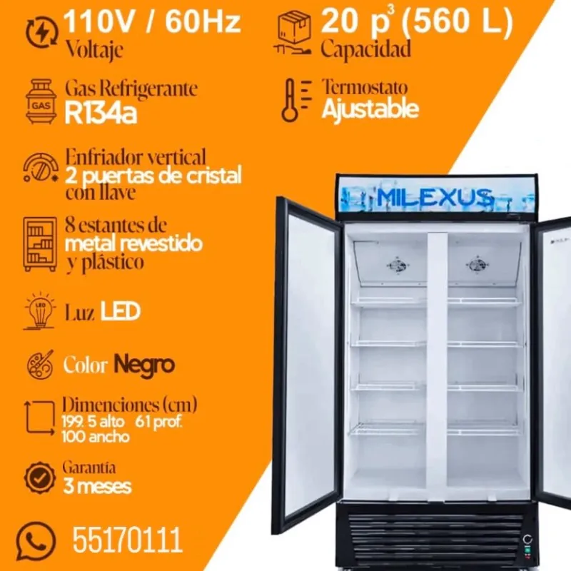 Exhibidor milexus 20 pies 