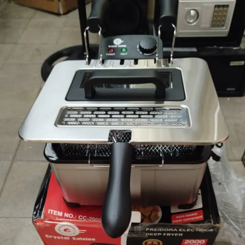 Freidora de aceite 6L 2000 watts grande 