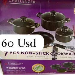 Juego de calderos challenger 7 piezas 