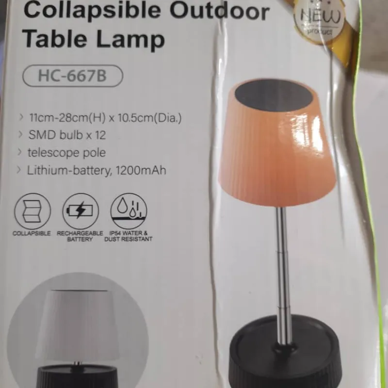 Lampara de mesa