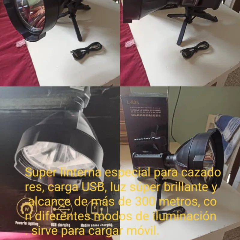Lampara para caza