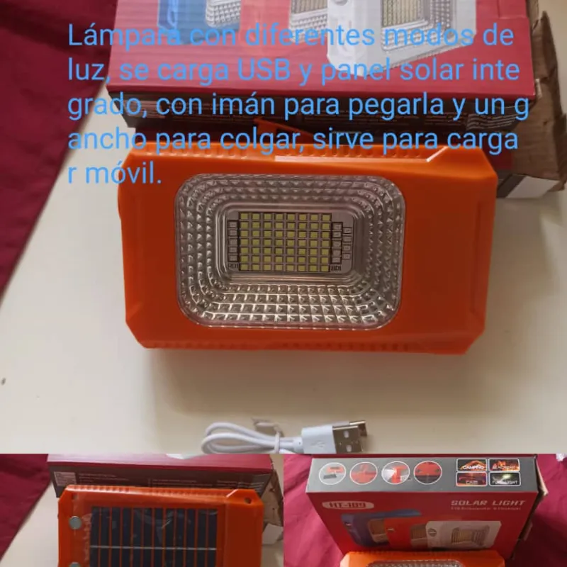 Lampara recargable con iman