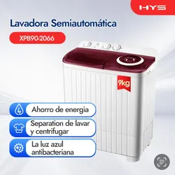 Lavadora semiautomática hys 9 kg 