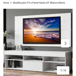 Mueble para TV y panel