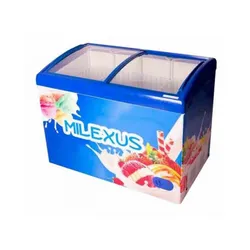 Nevera exhibidora horizontal milexus 10 pies Azul
