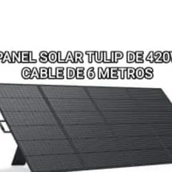Panel solar tulip de 420w + cable de 6 metros
