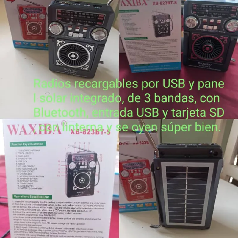 Radio recargable