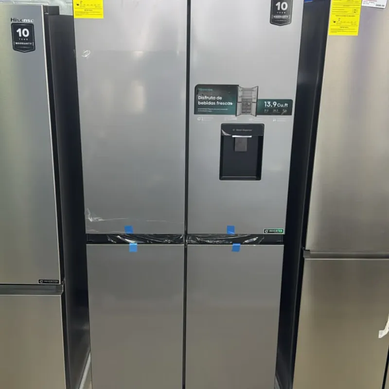 Refrigerador Hisense 14 pies 4 puertas 