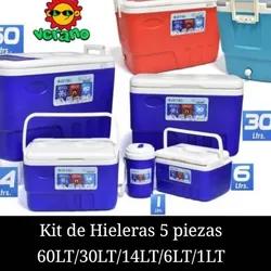 Set de neveras plásticas 