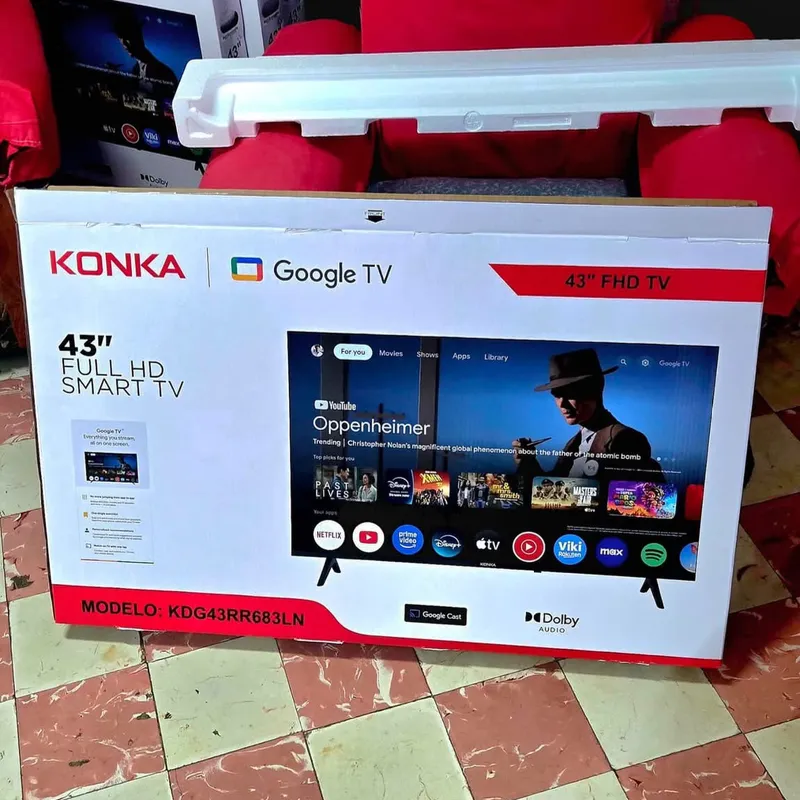 Televisor konka 43” modelo KDG43RR683LN