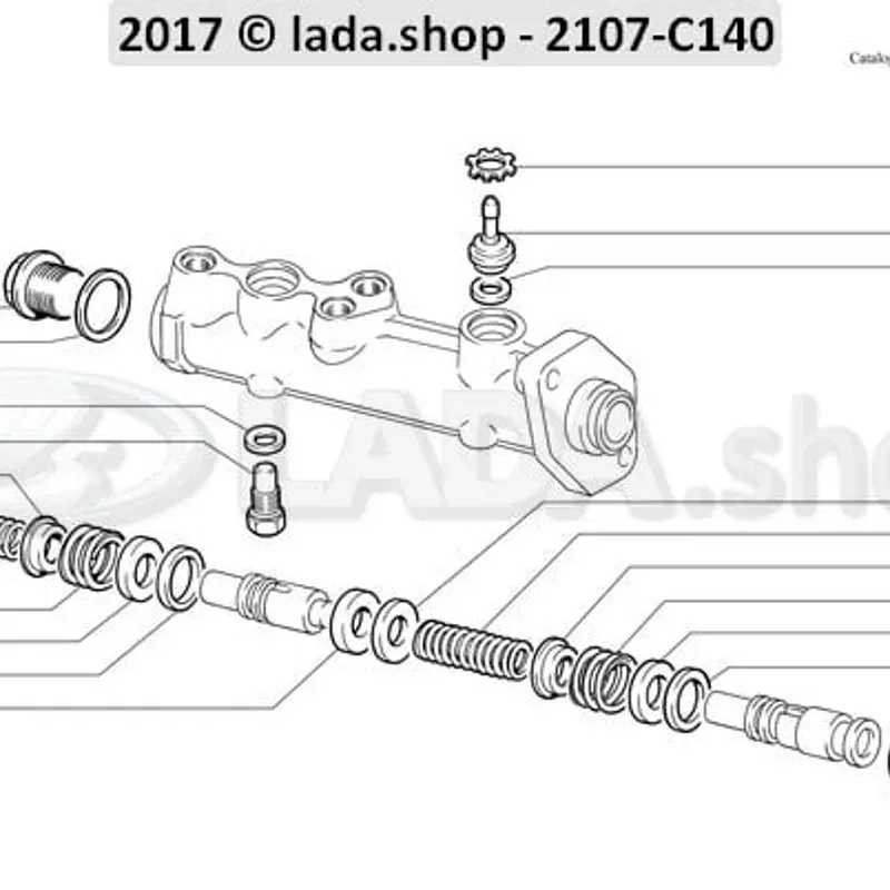 Bomba de freno de lada 