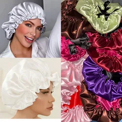 Gorro de satín reversible