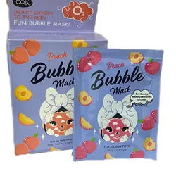 Mascarilla facial de burbujas