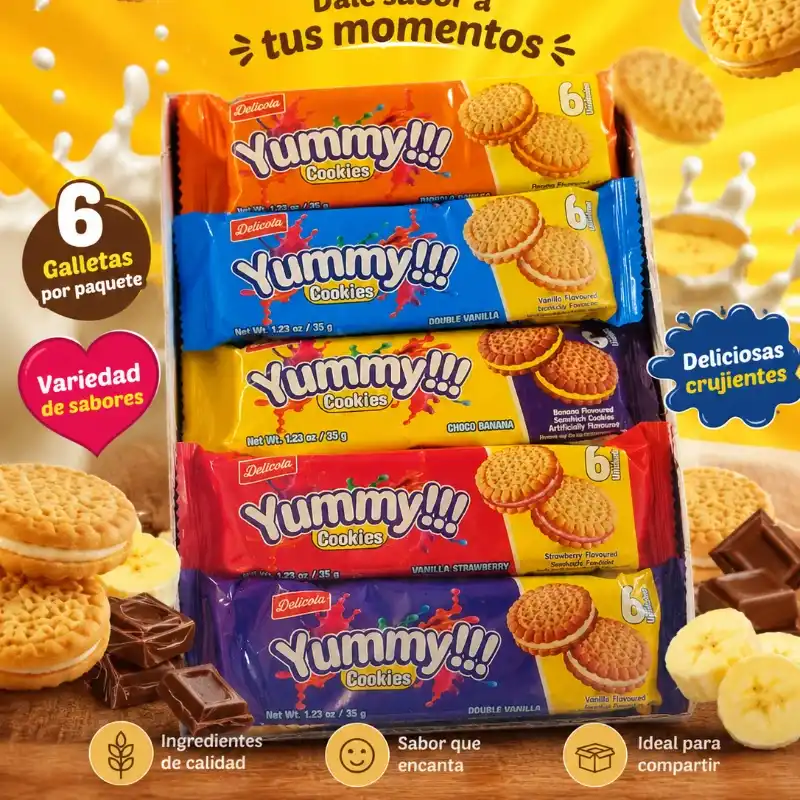 Galletas Yummy pack 10 u