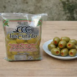 Aceituna sin hueso rellena de pimiento 180gr