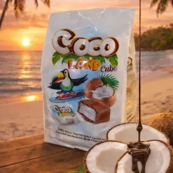 Bombón relleno de dulce de coco