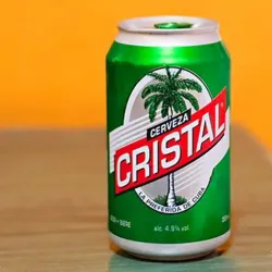 Cerveza Cristal.