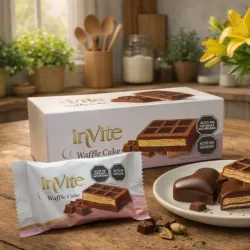 Invite waffle relleno chocolate