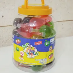 Mini gelatinas con forma y sabor a frutas
