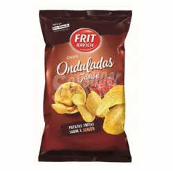 Papas Onduladas de Jamón 130 gr.