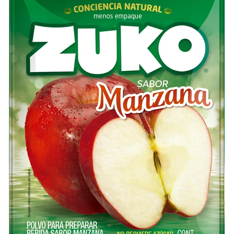 REFRESCO POLVO ZUKO MANZANA