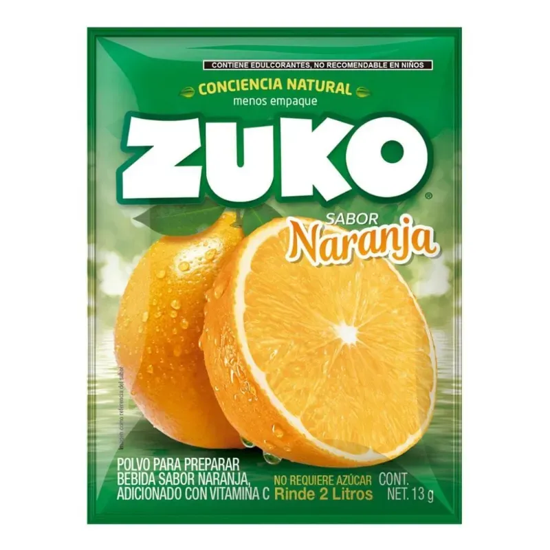 REFRESCO POLVO ZUKO NARANJA