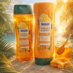 Set shampoo y acondicionador Miel 400 ml