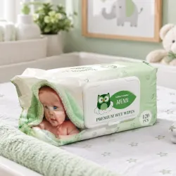 Toallitas húmedas MIMI 120 PCS - 💚