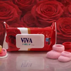 Toallitas Húmedas VIVA 120 u Rosas