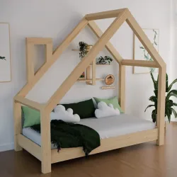 Camita infantil tipo casita