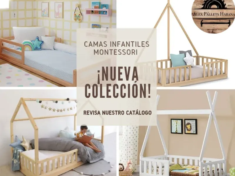Camitas infantiles Montessori 