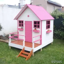 Casita de juegos infantiles para exterior 