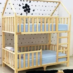 Litera con techo de casita