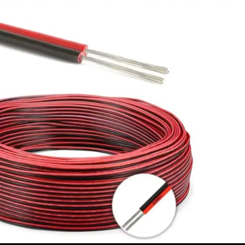 Cable de audio rojo-negro 20awg 
