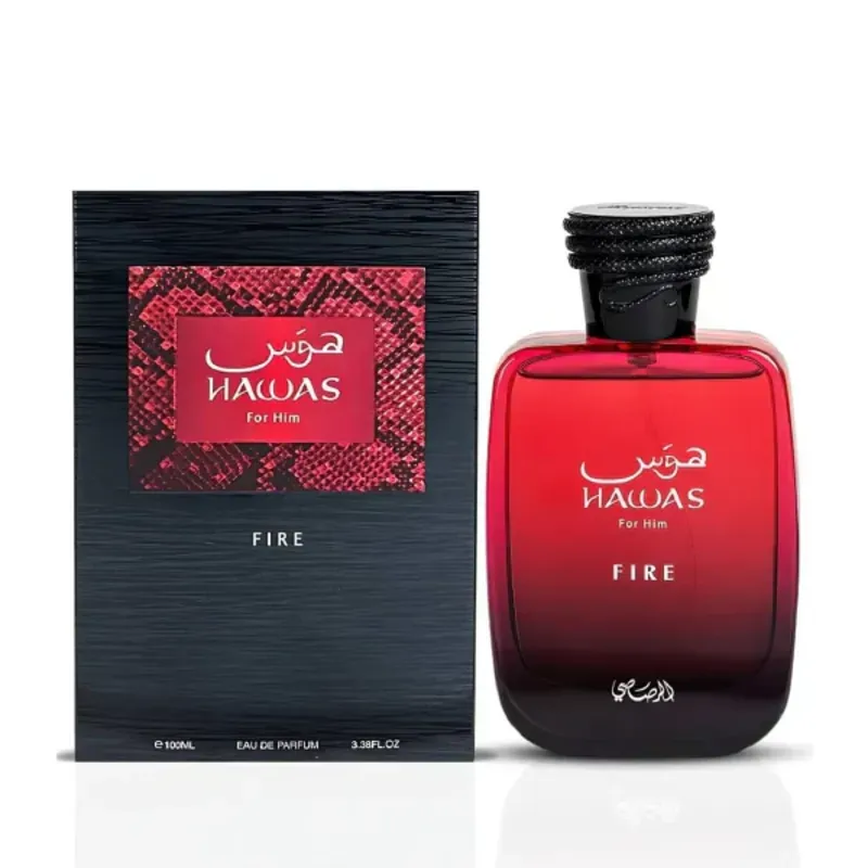 HAWAS FIRE MEN EDP - 100MI (3.40z) By Rasasi