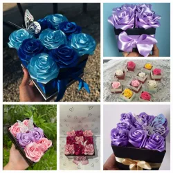 Ideas de Arreglos florales #8 en cajas 