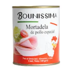 Lata mortadela pollo 340 gramos